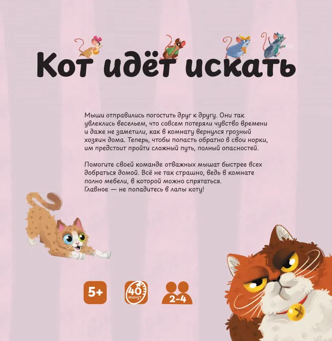 Кот идёт искать. Настольная игра 17