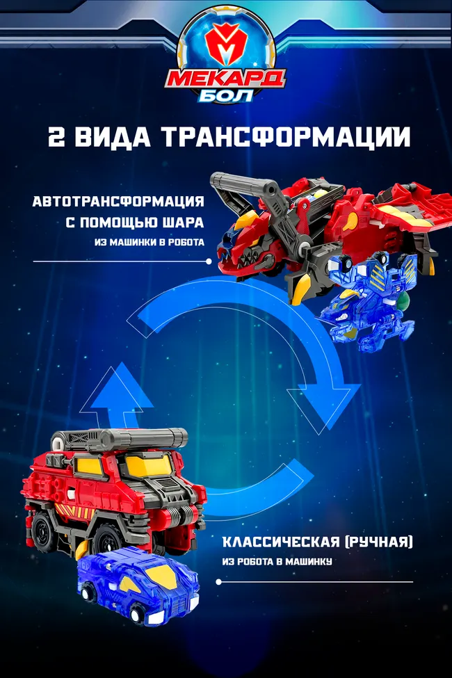 Мега игровой набор Mecard ball (Мекардбол), Гиперпушка 13