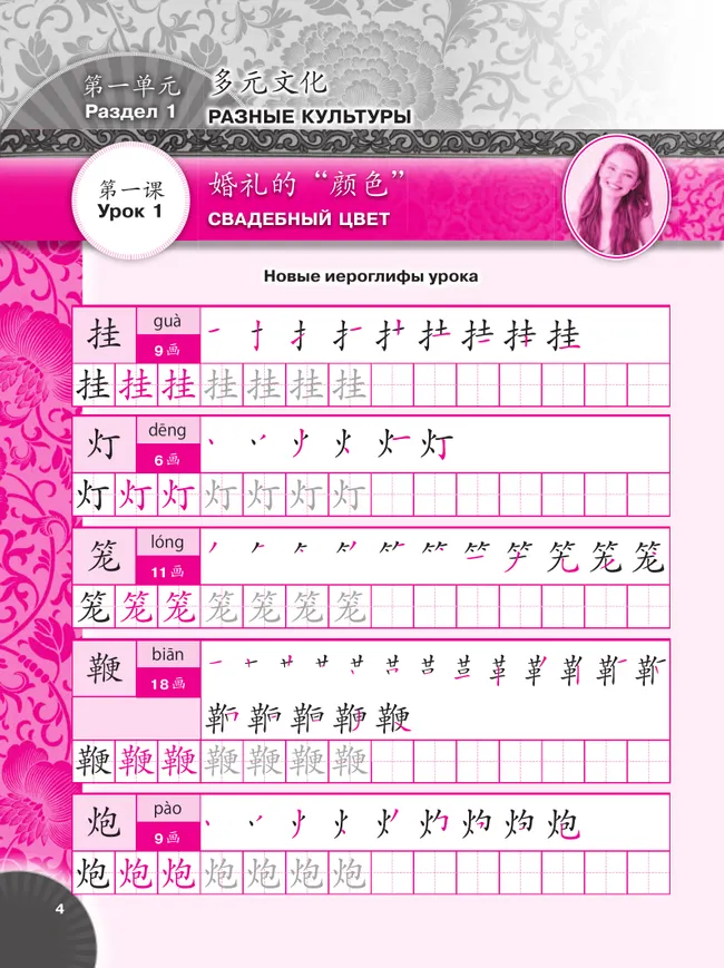 Китайский язык. Второй иностранный язык. Прописи. 9 класс 38