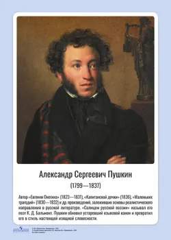 Литература. 5-11 класс. Портреты русских писателей. Учебное наглядное пособие 20
