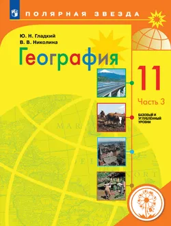 География. 11 класс. Базовый и углублённый уровни. Учебное пособие. В 3 ч. Часть 3 (для слабовидящих обучающихся) 1