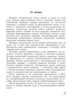 Русский язык. Тематический контроль. 6 класс 18