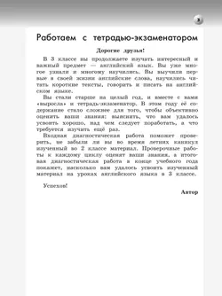 Английский язык. Тетрадь-экзаменатор. 3 класс 8