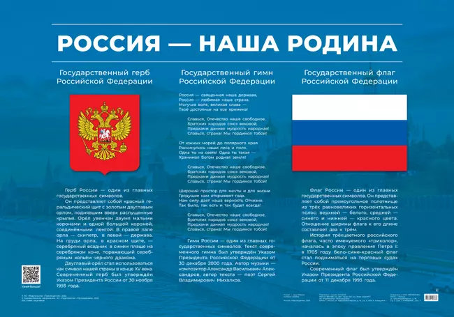 Плакат "Россия - наша Родина"  10