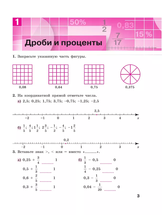 Алгебра. Рабочая тетрадь. 7 класс 5