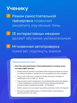 Русский язык. Цифровой тренажёр «Подготовка к ОГЭ» 26