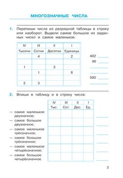 Математика. 4 класс. Рабочая тетрадь к учебному пособию. В 2-х частях. Часть1. 8
