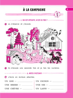 Французский язык. Рабочая тетрадь. 3 класс. 9