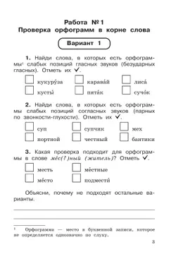 Русский язык. 3 класс. Контрольно-диагностические работы 2