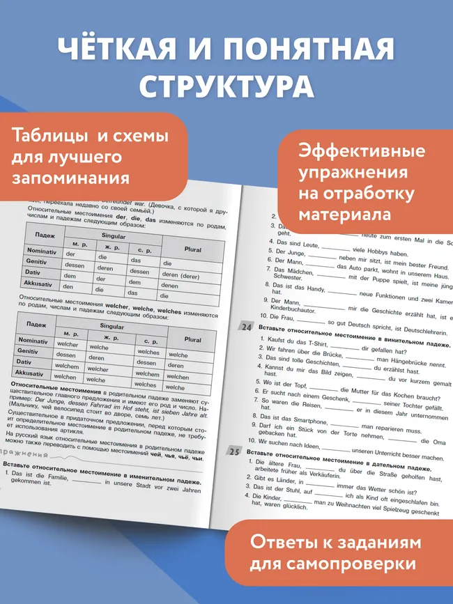 Немецкий язык. Грамматика в таблицах и заданиях. Типы предложений. Учебное пособие 13