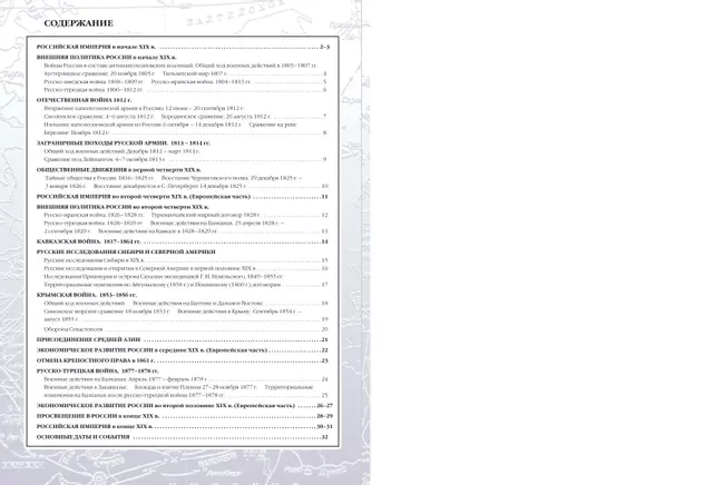 История России XIX в. Атлас с контурными картами. 8 класс 12