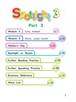 Английский язык. 3 класс. В 4-х ч. Ч.3 (версия для слабовидящих) 4