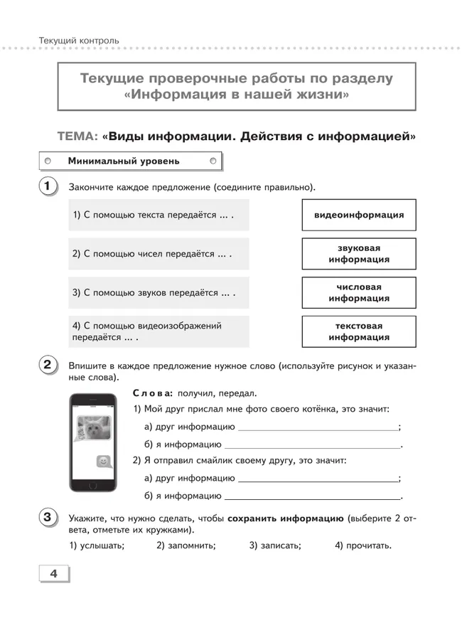 Информатика. 7 класс. Проверочные работы (для обучающихся с интеллектуальными нарушениями) 16