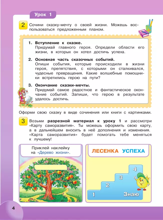 Мир деятельности. Учебное пособие + разрезной материал. 4 класс 35