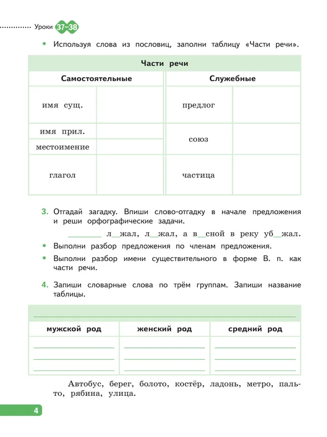Русский язык. Рабочая тетрадь. 4 класс. В 4-х частях. Часть 2 7
