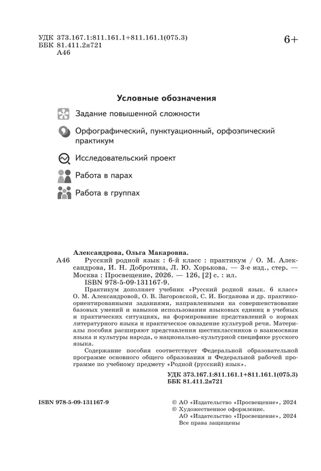 Русский родной язык. Практикум. 6 класс 21 Русский родной язык. Практикум. 6 класс 21