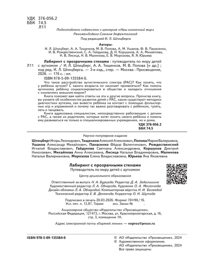 Лабиринт с прозрачными стенами. Путеводитель по миру детей с аутизмом 3