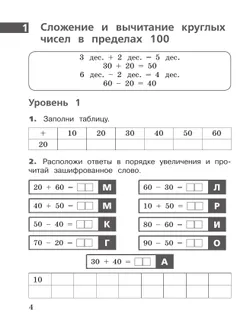 Сложение и вычитание в пределах 100. 2-3 класс 6