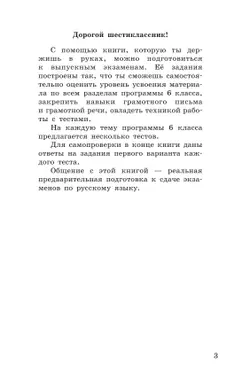 Тестовые задания по русскому языку. 6 класс. 42