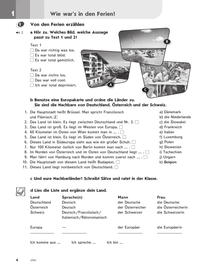 Немецкий язык. Второй иностранный язык. Рабочая тетрадь. 7 класс. 40