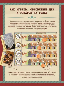 Нижегородская ярмарка XIX века. Настольная игра 19