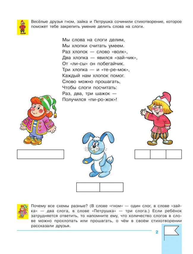 Учимся составлять слоговые схемы. Рабочая тетрадь для детей 4-5 лет 10 Учимся составлять слоговые схемы. Рабочая тетрадь для детей 4-5 лет 10