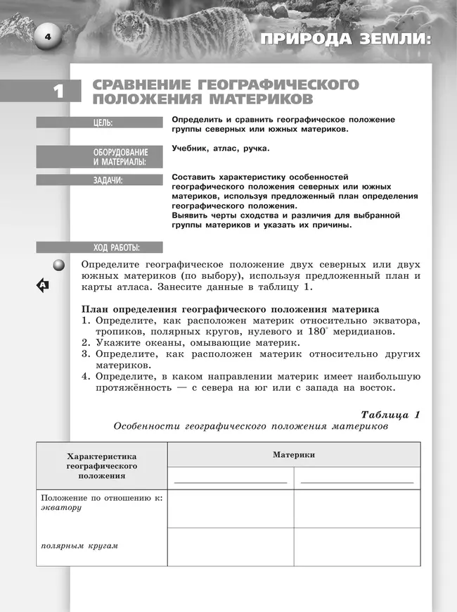 География. Земля и люди. Тетрадь-практикум. 7 класс 14