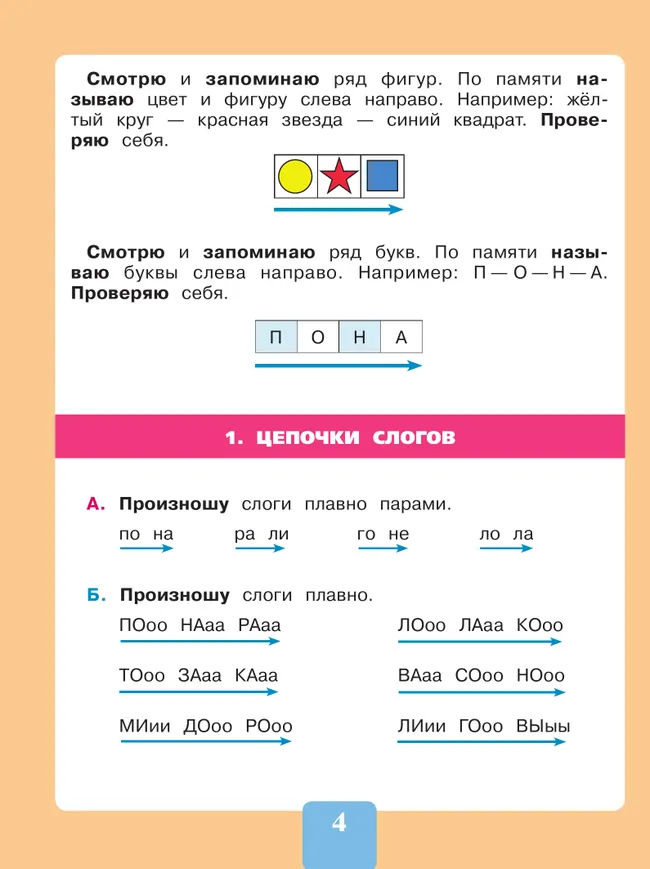 Чтение. От слога к слову. 2-4 классы. Тетрадь-помощница. 8