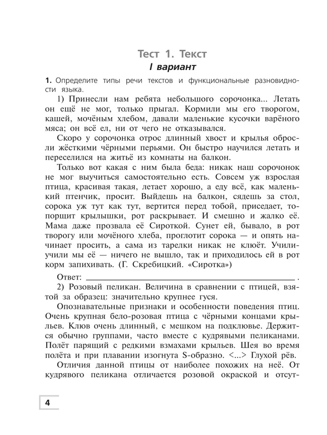 Русский язык. Тематический контроль. 6 класс 25