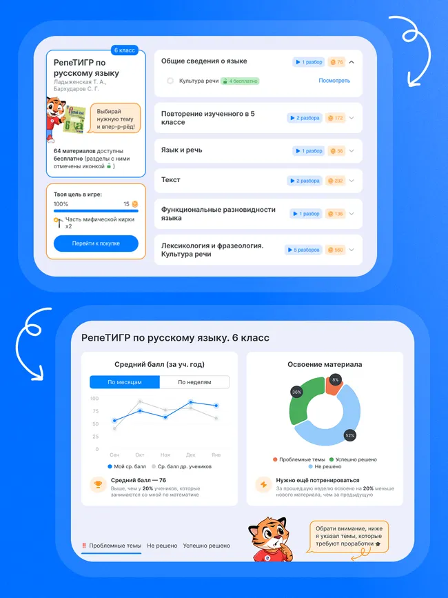 РепеТИГР по русскому языку. 6 класс. 10