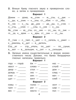Безударные гласные, проверяемые ударением. Тренажёр по русскому языку для учащихся 2-4 классов. Полуянова О.Д., Полуянов С.А. 39