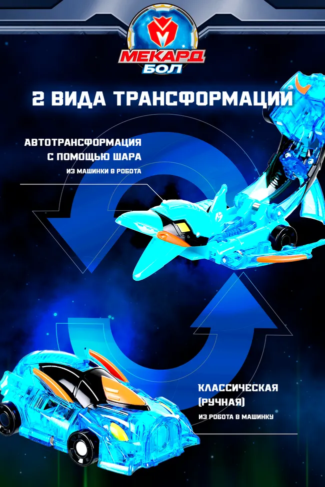 Игрушка-трансформер Mecard ball (Мекардбол) мини, Джиллиан 25