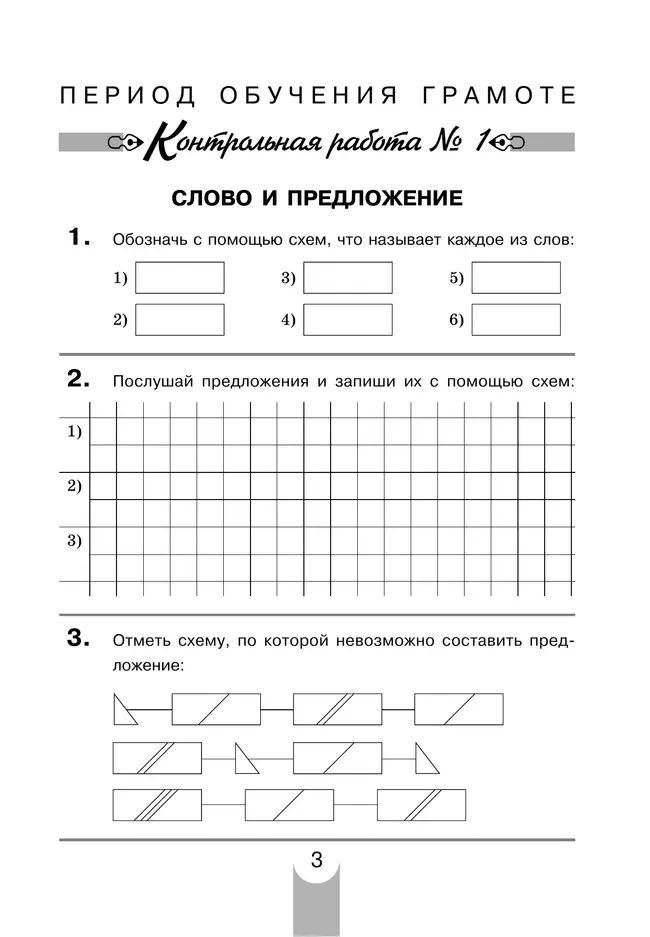 Контрольные работы по русскому языку. 1 класс 25 Контрольные работы по русскому языку. 1 класс 25