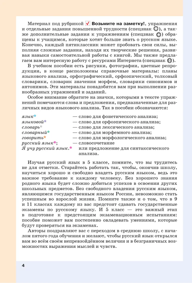 Русский язык. 5 класс. В 2 ч. Часть 1. Учебное пособие 6 Русский язык. 5 класс. В 2 ч. Часть 1. Учебное пособие 6