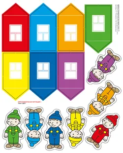 Игровой развивающий набор серии «Игралочка. Математика для детей 3-4 лет» на магнитной основе 22