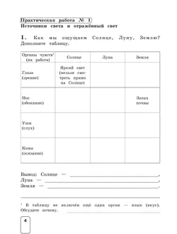 Окружающий мир. Тетрадь для практических работ. Пособие для учащихся 4 класса 20