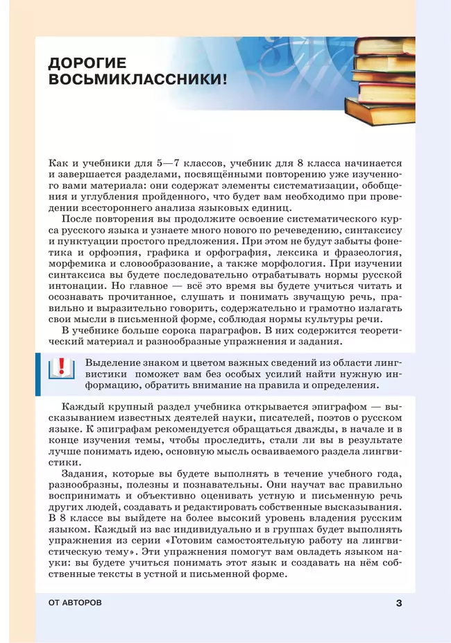 Русский язык. 8 класс. Учебник 13