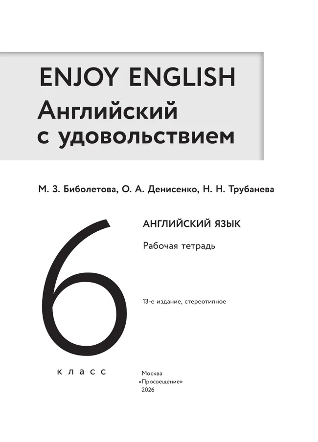 Английский язык. Рабочая тетрадь. 6 класс 20