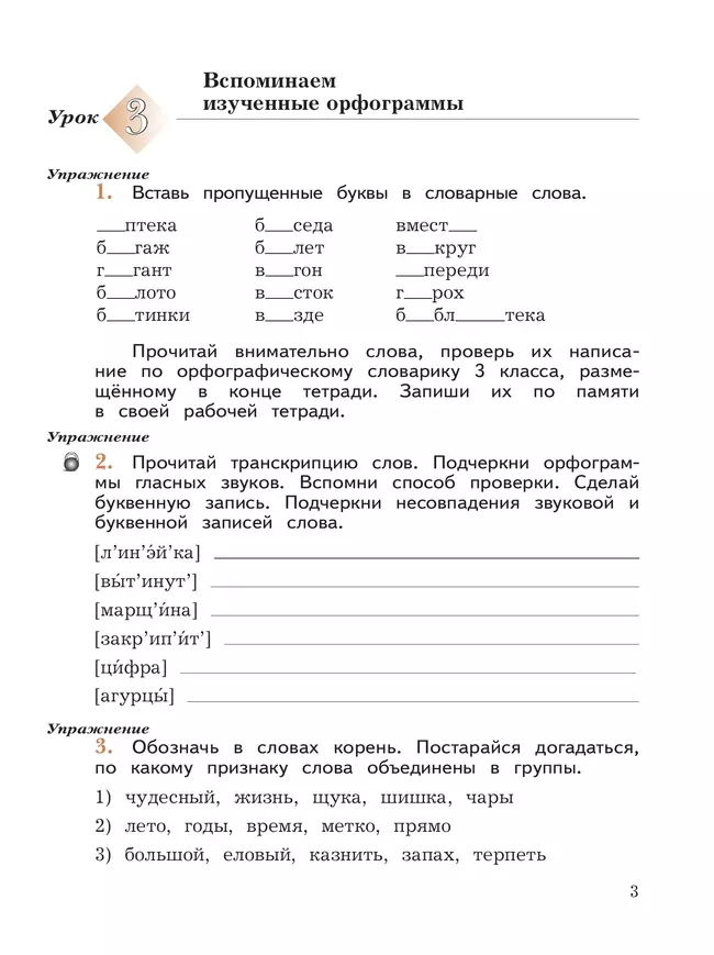 Русский язык. 4 класс. Пишем грамотно. Рабочая тетрадь. В 2 ч. Часть 1 7