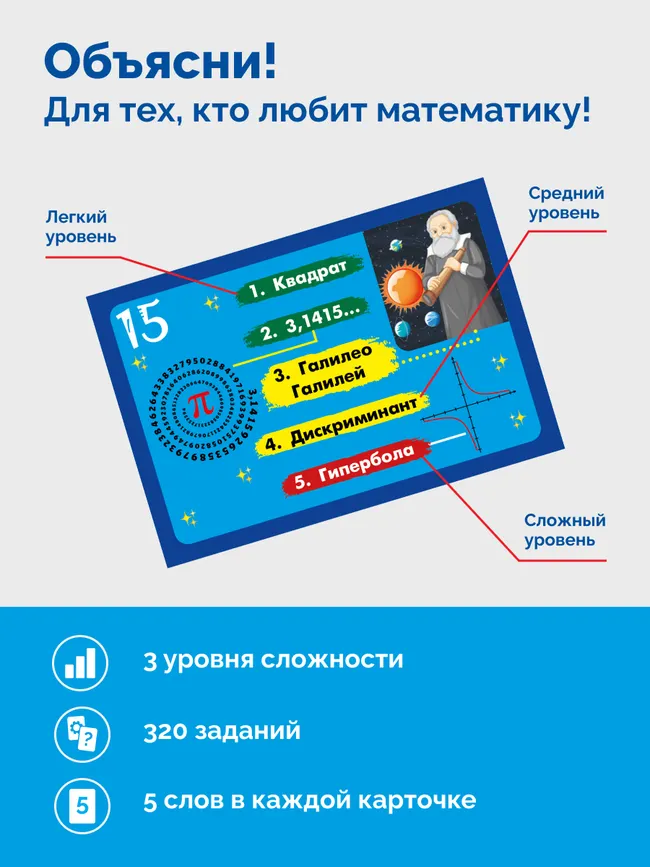 Объясни! Игра для тех, кто любит математику 50