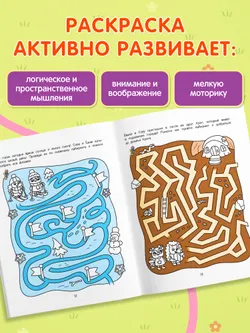 Лабиринты приключений. Логическая раскраска. 4+ 21