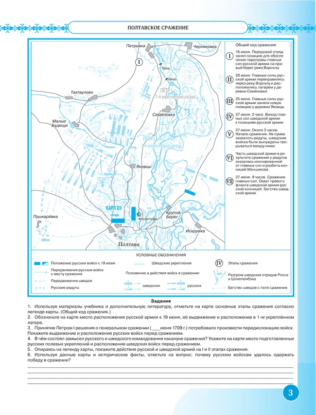 История. История России. XVIII — начало XIX века. 8 класс. Контурные карты 11