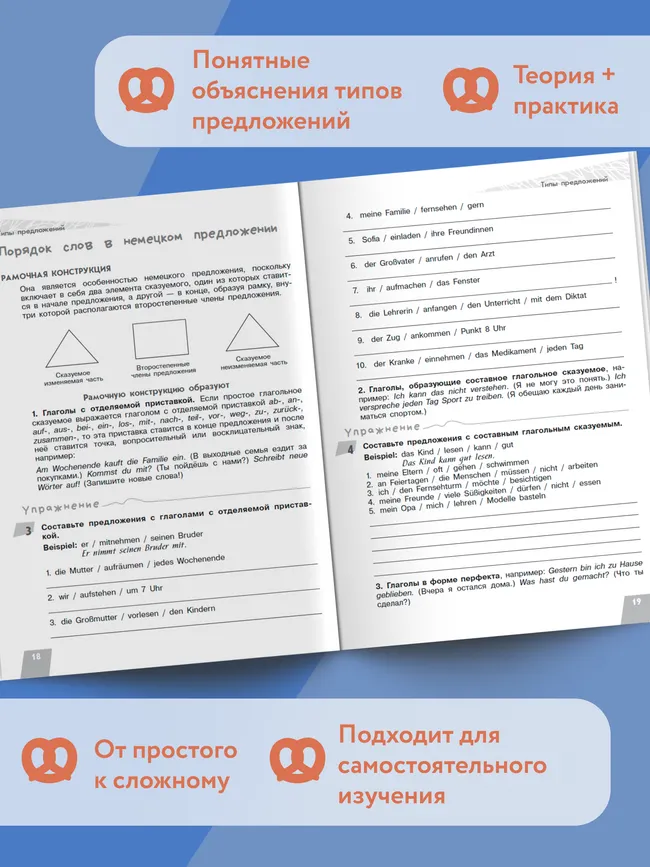 Немецкий язык. Грамматика в таблицах и заданиях. Типы предложений. Учебное пособие 57