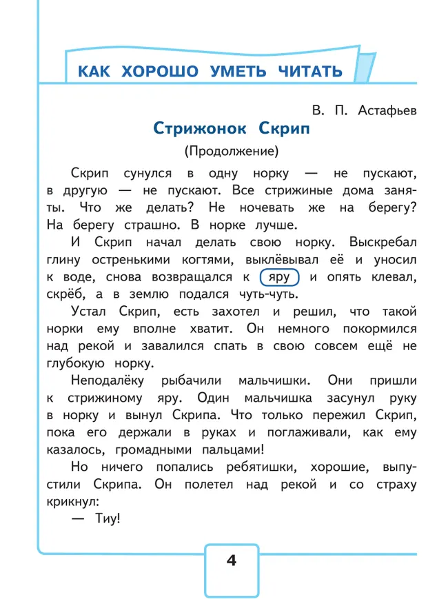 Литературное чтение. 4 класс. Учебное пособие. В 4 ч. Часть 4 (для слабовидящих обучающихся) 7