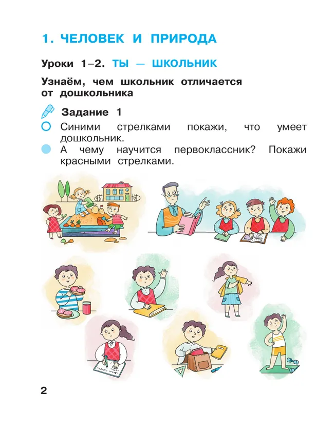 Окружающий мир. 1 класс. Рабочая тетрадь. В 2 частях. Часть 1 15