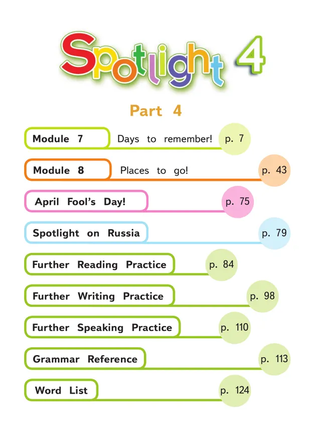 Английский язык. 4 класс. В 4-х ч. Ч.4 (версия для слабовидящих) 28 Английский язык. 4 класс. В 4-х ч. Ч.4 (версия для слабовидящих) 28