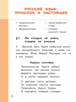Русский родной язык. 4 класс. Учебное пособие. В 3 ч. Часть 1 (для слабовидящих обучающихся) 7