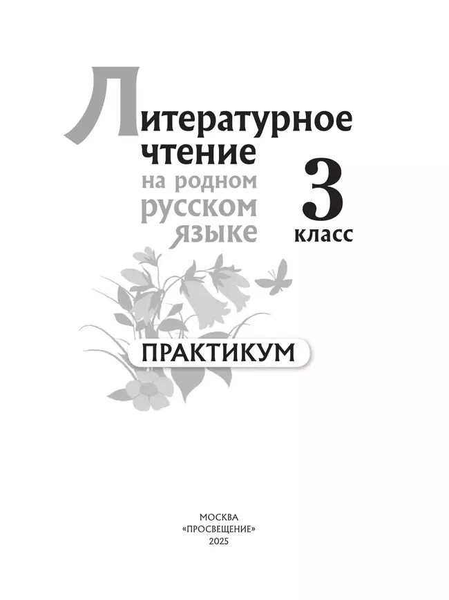 Литературное чтение на русском родном языке. 3 класс. Практикум 38