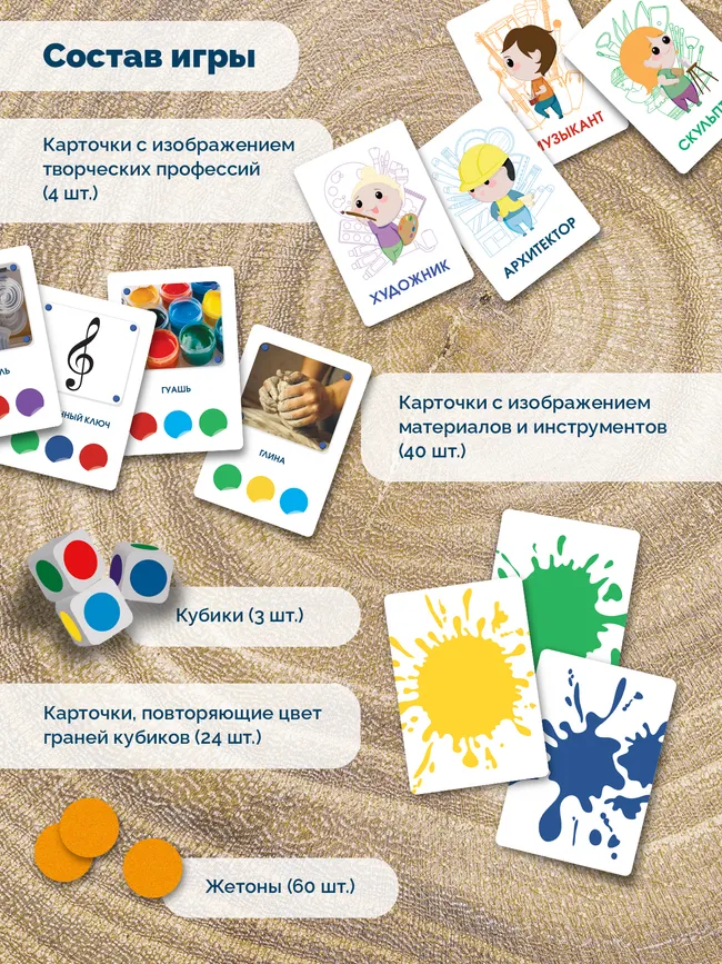 АРТ-профессии. Настольная игра 2