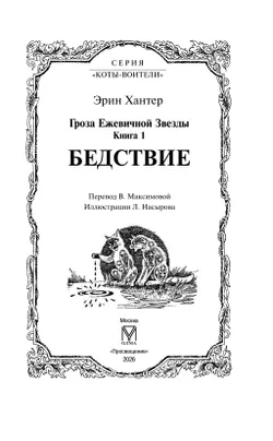 Коты-воители. Цикл "Гроза Ежевичной звезды". Бедствие. Хантер. 22